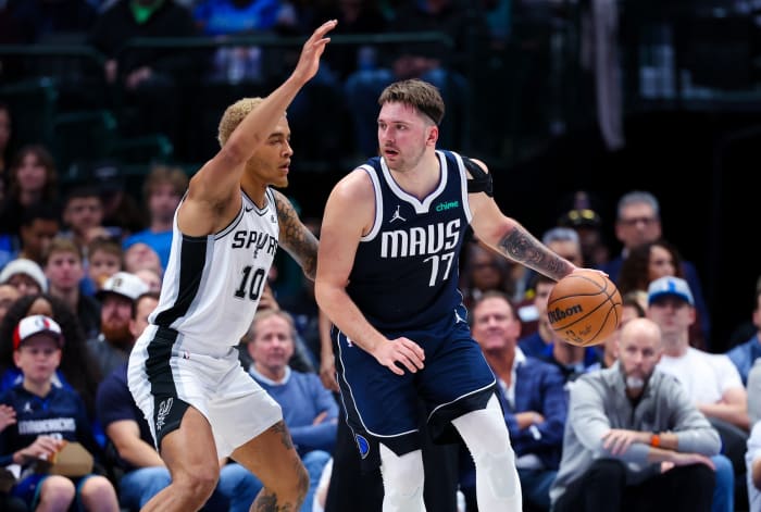 Luka Doncic, Dallas Mavericks, San Antonio Spurs